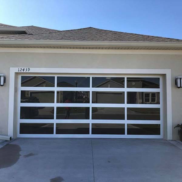 glass pane garage door